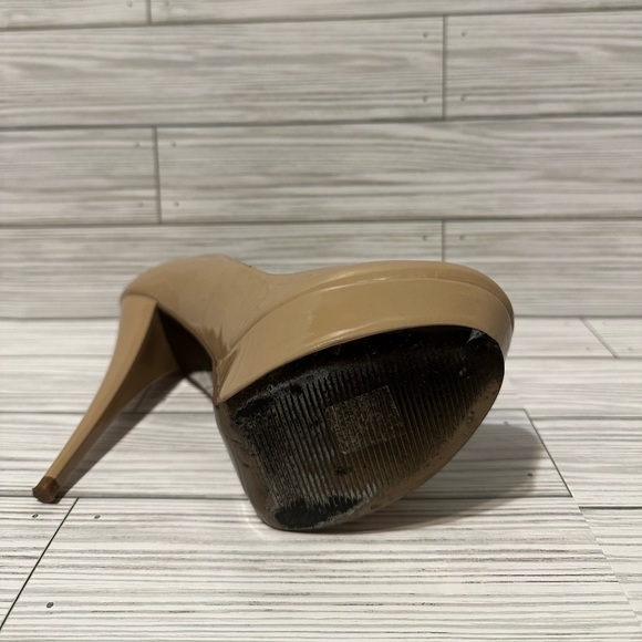 Aldo Nude Platform Heel Sz 9 - Picture 2 of 8